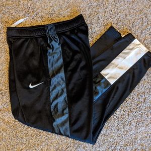 Boys Nike Track Gym Pants. Black, Gray. Med